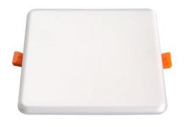 LED įleidžiamas berėmis kvadratinis šviestuvas 8W, 100mm, šiltai balta (3000K)