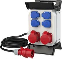 Socket block Schwaz MV 2x16/5 4xSSD 2m cable H07RN-F 5x2,5St16 GP IP54 9014010WE | 9003399140105
