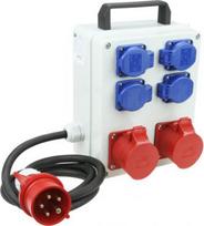 Socket block Schwaz MV 2x16/5 4xSSD 2m cable H07RN-F 5x2,5St16 9014020WE | 9003399140204