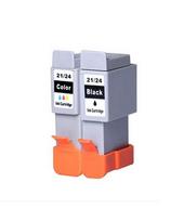 Kasetė rašaliniams spausdintuvams Analoog tintide komplekt Canon BCI-21 Black+ BCI-24 Color