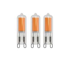 KOMPLEKTAS 3x LED elektros lemputė G9/2W/230V 3000K - Eglo 10614