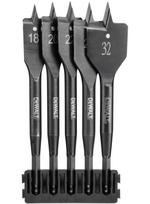Plunksninių grąžtų rinkinys medienai DeWalt DT70832-QZ; 18-32 mm; 5 vnt.