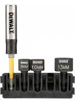 Sukimo galvučių komplektas DeWalt DT70826-QZ; 8-13 mm; 3 vnt. + magnetinis laikiklis