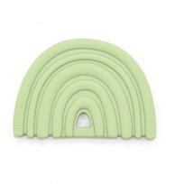 O.B Designs Rainbow Teether kramtomas žaislas Green 3m+ 1 vnt.