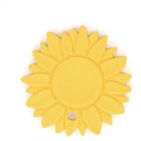 O.B Designs Sunflower Teether kramtomas žaislas Lemon 3m+ 1 vnt.