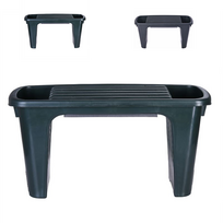 DAUGIAFUNKCINĖ SODO KĖDUTĖ 60 x 22 x 30,5cm : Spalva - Juoda