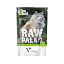 Raw Paleo adult cat – konservuotas pašaras su žvėriena 100g x 12 vnt. 100g