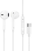 Ausinės Sinox į ausis įkišamos høretelefoner USB-C med mikrofon. Hvid