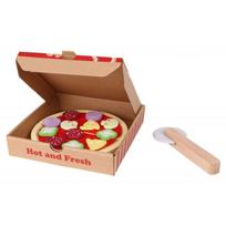 Medinė Pjaustoma Pica Dėžutėje EcoToys