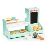 Medinė mini kavinė su priedais EcoToys