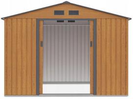 Sodo namelis Hudson 9x6 m, rudas