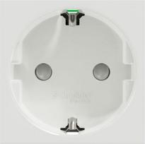 New Unica 1 German socket-outlet, 16A, 250V, IP21 D, white NU305718 | 3606489454197
