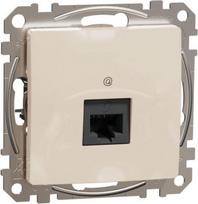 1xRJ45 DATA outlet CAT5E UTP, beige Sedna Design SDD112451 | 3606481466334