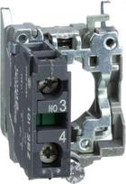 Single contact block with body/fixing collar 1NO screw clamp terminal. range of product: Harmony XB4 - product or component type: complete body/contact assembly - device short name: ZB4 - fixing collar material: zamak - contacts type and composition: ZB4BZ101 | 3389110889376