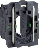 Single contact block with body/fixing collar 2NO screw clamp terminal. range of product: Harmony XB5 - product or component type: complete body/contact assembly - device short name: ZB5 - fixing collar material: plastic - contacts type and compositio ZB5AZ103 | 3389110924435