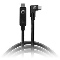 TetherTools kabelis TetherPro USB-C to USB-C Right Angle (CUC15RT-BLK)