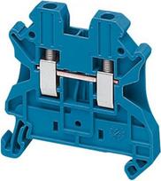 Linergy passthrough terminal block, 2,5mm2 24A single-level 1x1 screw, blue. range: Linergy - product name: TR - product or component type: terminal block - device short name: TRV - terminal block type: passthrough - mounting mode: clip-on - nominal NSYTRV22BL | 3606480531804