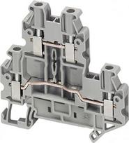 Linergy passthrough terminal block, 2,5mm2 24A double-level 1x1 screw, grey. range: Linergy - product name: TR - product or component type: terminal block - device short name: TRV - terminal block type: passthrough - mounting mode: clip-on - nominal NSYTRV24D | 3606480531859