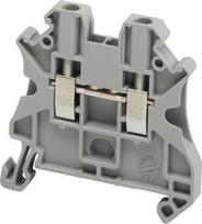 Linergy passthrough terminal block, 2,5mm2 24A single-level 1x1 screw, grey. range: Linergy - product name: TR - product or component type: terminal block - device short name: TRV - terminal block type: passthrough - mounting mode: clip-on - nominal NSYTRV22 | 3606480531798