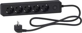 Extension 5 sockets 1.5m black ST9451B | 3606489493974
