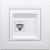 Data outlet 1xRJ45 CAT6 UTP, white Asfora EPH4700121 | 3606480527012