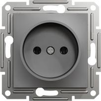 Socket outlet, 1-gang, without frame, 16A, anthracite, Asfora EPH3000171 | 3606480729522