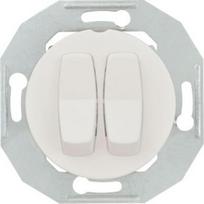 2 gang two way switch, white Renova [1831326] WDE011026 | 3606480697951