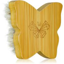 Crystallove Bamboo Butterfly Agave Face Brush Travel Size masažinis šepetėlis veidui ir dekoltė sričiai 1 vnt.