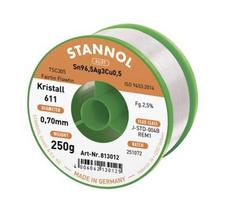 Lydmetalis Sn96.5/Ag3/Cu0.5 0.70mm 250g su fliusu Stannol