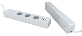 Išmanusis Wi-Fi ilgiklis, 3680W, su energijos matavimu, USB A + USB C, TUYA / Smart Life, WOOX