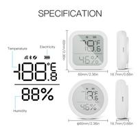 Išmanusis bevielis patalpos temperatūros ir drėgmės jutiklis, ZigBee, TUYA / Smart Life