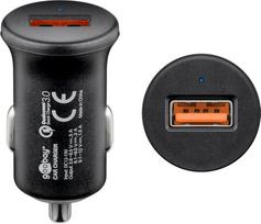 Goobay | Quick Charge QC3.0 USB car fast charger | Cigarette lighter Male | USB 2.0 Female (Type A)