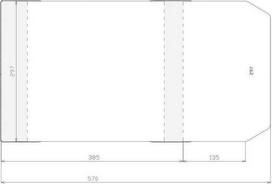 Kepurė Sztapel Reguliuojamas dangtis 297x520mm (50vnt)