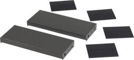 Spacial SF/SM side panel plinth, 100x400mm. range of product: Spacial SF, Spacial SM - device application: multi-purpose - device composition: 2 side panel, 4 corner cover, fixing elements - product compatibility: SF and SM enclosures. NSYSPS4100 | 3606485126616