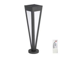 LED šviestuvas, įkraunamas saulės energija LED/2W/3,7V IP65 3000K juoda