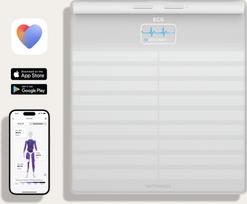 Withings Body Scan smart scale, white (WBS08-WHITE-ALL)