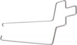 Metal maintaining clamp, for miniature relay socket RXZ. accessory / separate part category: mounting accessories - accessory / separate part designation: maintaining clamp. RXZ400 | 3389119404297