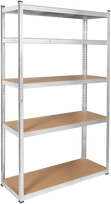 Metalinė sandėlio lentyna 205x120x45 sidabrinė Rebel