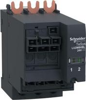 Reverser block LU2M, 32A, 24 V DC, direct mounting. range: TeSys - device short name: LU2MB - product or component type: reverser block. LU2MB0BL | 3389110363777