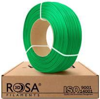 3D plastikas PLA 1.75mm 1kg refill pakuotė Rosa3D - Juicy Green