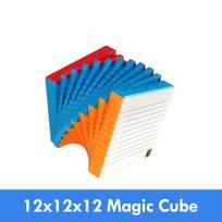Moyu Cubing klasė Meilong 12x12x12 kubelių magiškas greitis 12x12 kubo Mofangjiaoshi magiški kubeliai greitis galvosūkiai kubeliai žaislai kubo magico