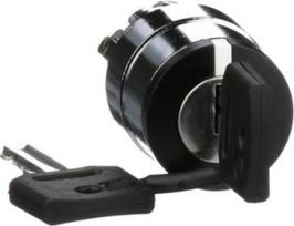 Selector switch head with key switch Ø22 2pos. black ZB4BG4 | 3389110889222