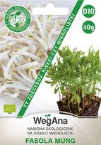 Mung pupelės daigams ir mikrožalumynams 40g pupelių sėklos - WegAna
