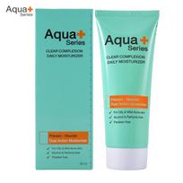 Aqua+ Series Clear Complexion Daily Moisturizer, Prevent-Nourish, Dvejopo veikimo drėkinamasis kremas riebiai ir švelniai spuoguotai odai, 50 ml. 50 ml.