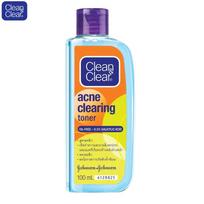 Johnson & Johnson Clean & Clear tonikas nuo spuogų, be aliejaus, 0,5% salicilo rūgšties, 100 ml. 100 ml. blue
