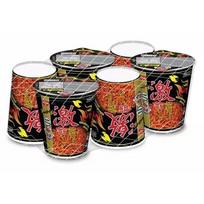 „Nissin Premium Cup“ makaronų greitai paruošiami makaronai Korėjos karšto čili vištienos skonio (Sausas tipas) 71 g. x 6 vnt 71 g. x 6 pcs