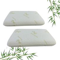 2 bambuko Memory Foam pagalvių rinkinys 65 x 40 x 13