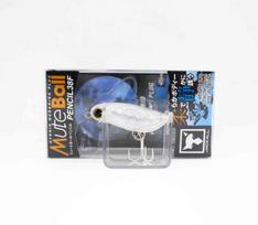 Jackall Mute Ball Pencil 38F Plaukiojantis vobleris Clear Silver Lame (4955)