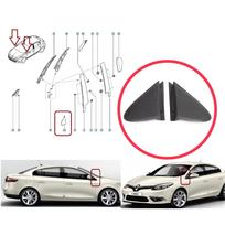 ESP1133 Šoninio vaizdo veidrodėlio trikampio sparno kampo apdailos dangtelio rinkinys Renault Megane MK3 Fluence 638750012R 638740012R