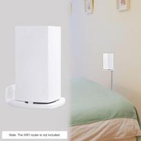 Sieninio laikiklio laikiklio stovas, skirtas Linksys Velop DualtoBand WiFi maršrutizatoriaus apsauginiam laikiklio laikikliui 1PCS balta